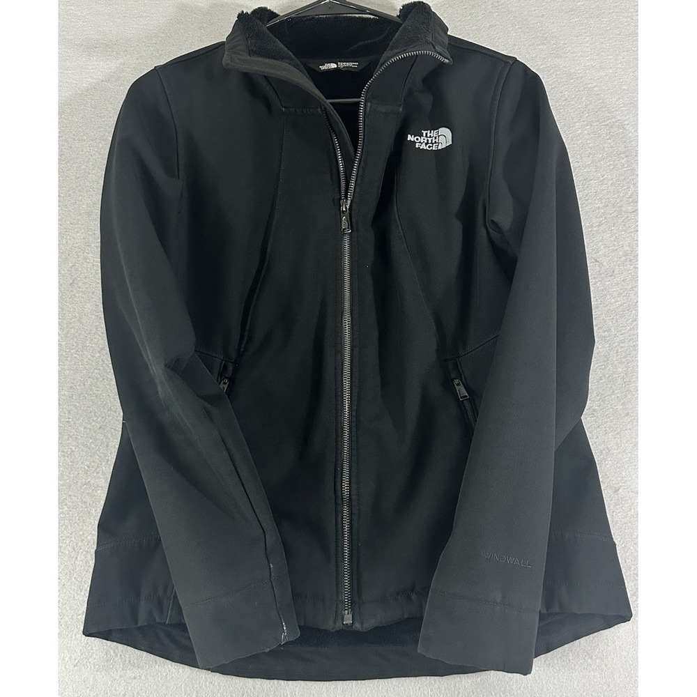 North Face Windwall Soft Shell Fleece Lined‎ Jacket Women's Size S